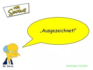 ausgezeichnet