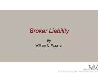 Broker Liability