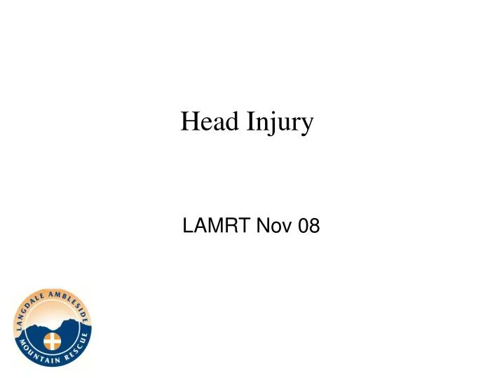 head injury