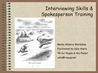 Interviewing Skills &amp; Spokesperson Training