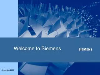Welcome to Siemens