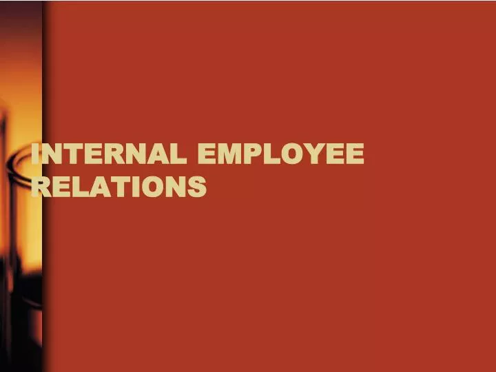 internal employee relations
