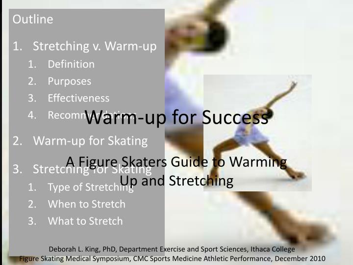 warm up for success