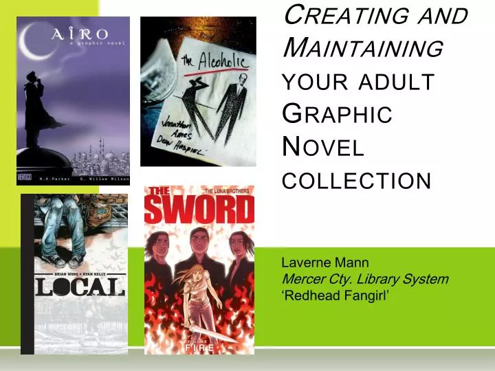 creating and maintaining your adult graphic novel collection