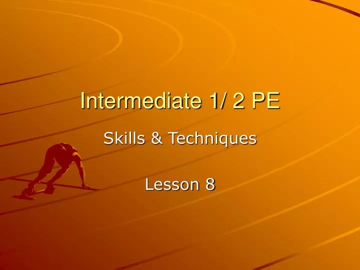 intermediate 1 2 pe