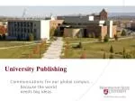 University Publishing