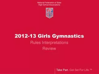 2012-13 Girls Gymnastics