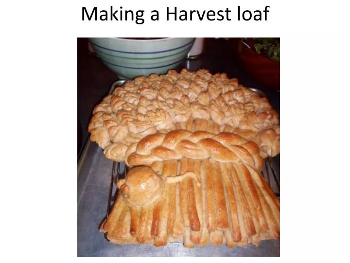 making a harvest loaf