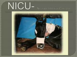 NICU - Neonatal Intensive Care Unit