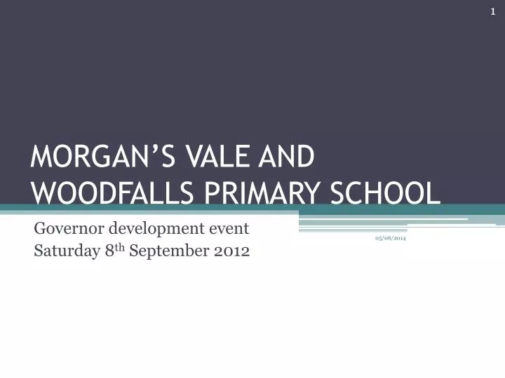 morgan s vale and woodfalls primary school