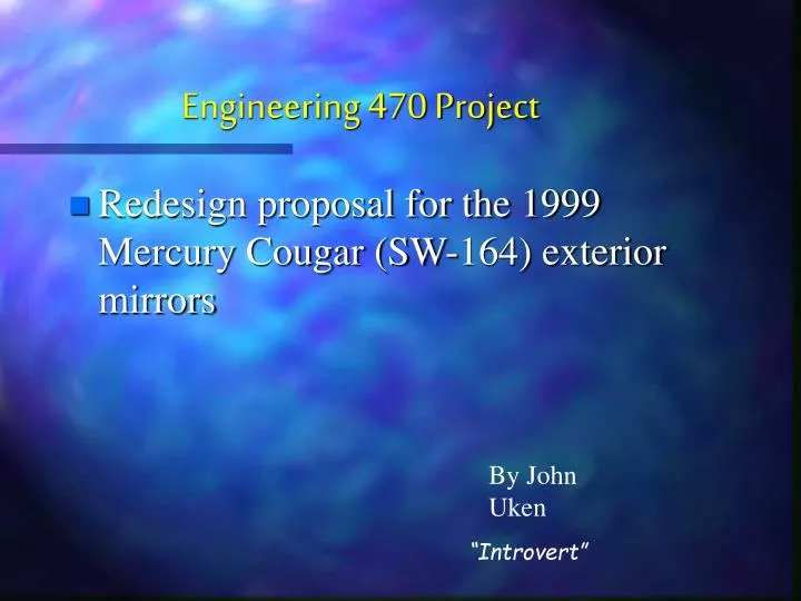 engineering 470 project
