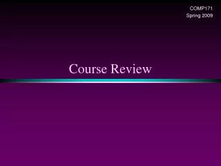 course review