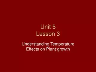 Unit 5 Lesson 3