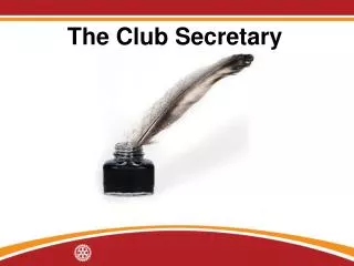 The Club Secretary