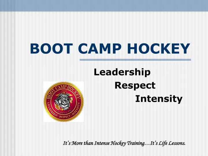 boot camp hockey