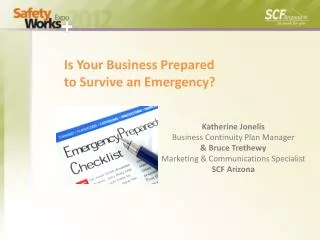 Is Your Business Prepared to Survive an Emergency?