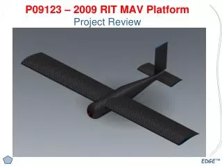 P09123 – 2009 RIT MAV Platform Project Review