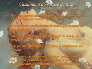 yasmina a do sorriso de rosa