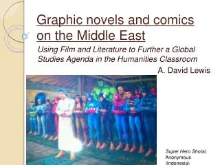 Graphic novels and comics on the Middle East