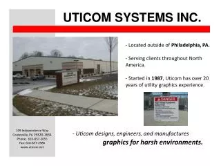 UTICOM SYSTEMS INC.