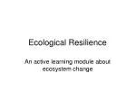 Ecological Resilience - slide 1