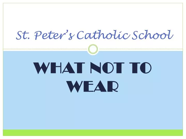 st peter s catholic school