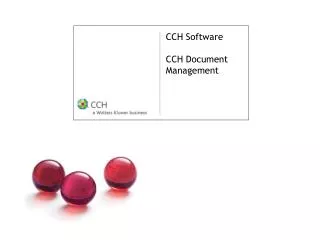 CCH Software CCH Document Management