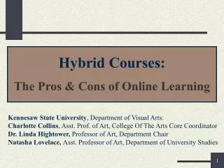 Hybrid Courses: The Pros &amp; Cons of Online Learning