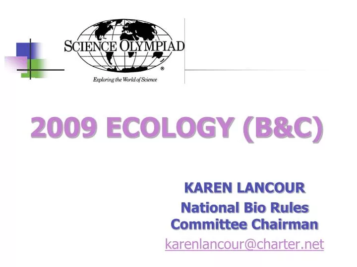 karen lancour national bio rules committee chairman karenlancour@charter net