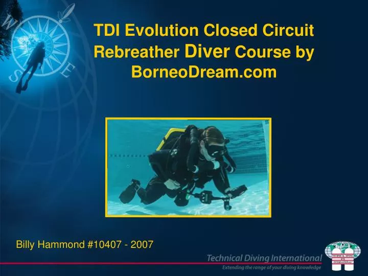 tdi evolution closed circuit rebreather diver course by borneodream com