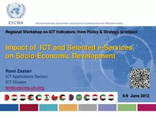 Impact of ICT and Selected e-Services on Socio-Economic Development