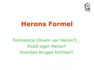Herons Formel