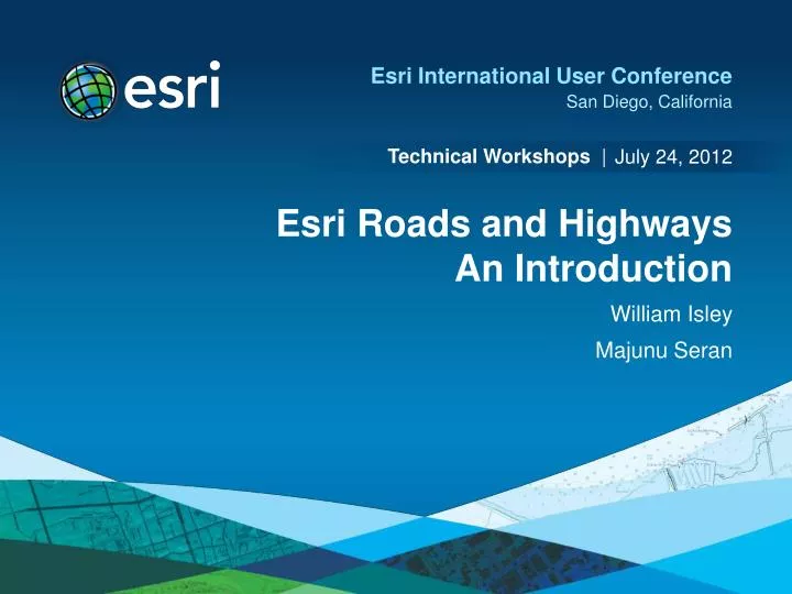 esri roads and highways an introduction