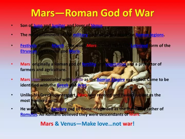 mars roman god of war