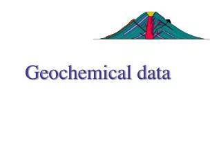 Geochemical data