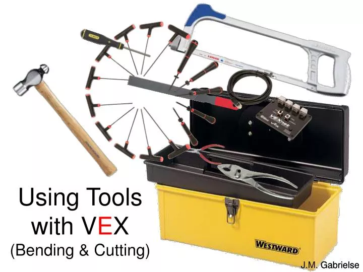 using tools with v e x bending cutting