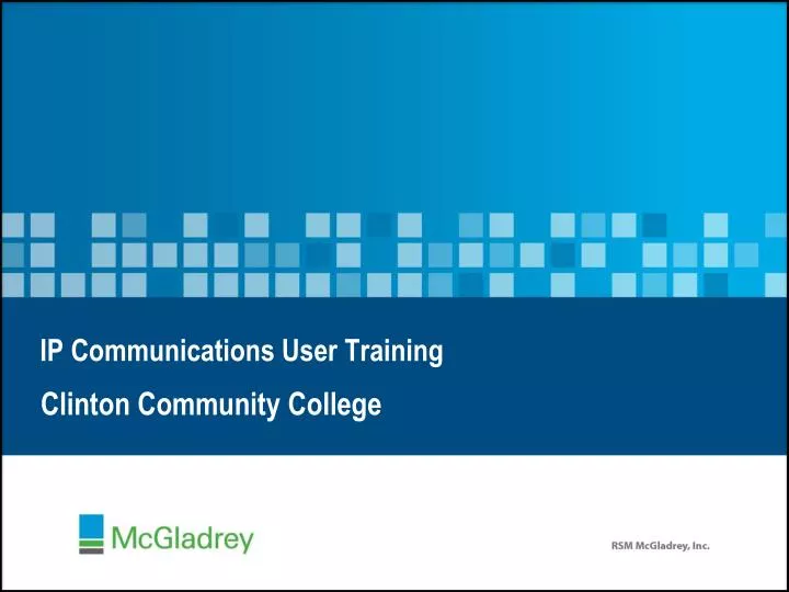 ip communications user training