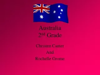Australia 2 nd Grade