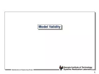 Model Validity