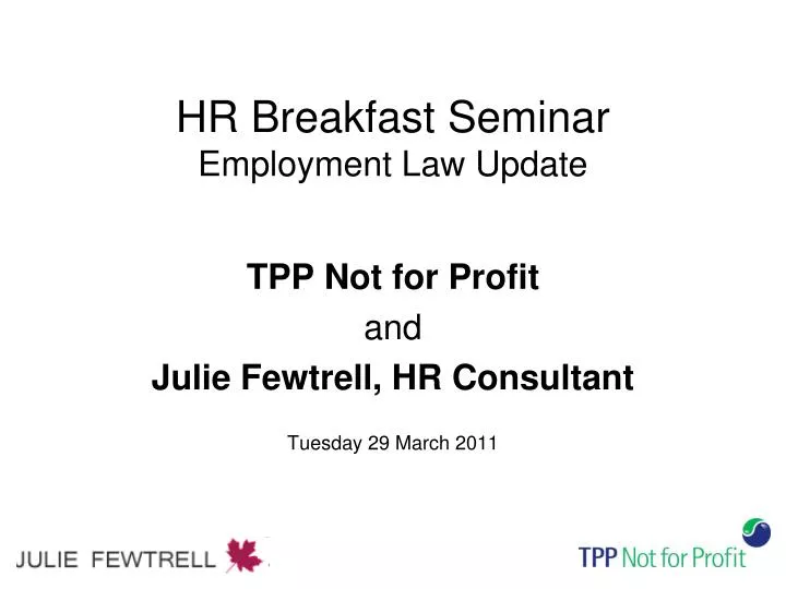 hr breakfast seminar employment law update