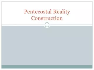 Pentecostal Reality Construction
