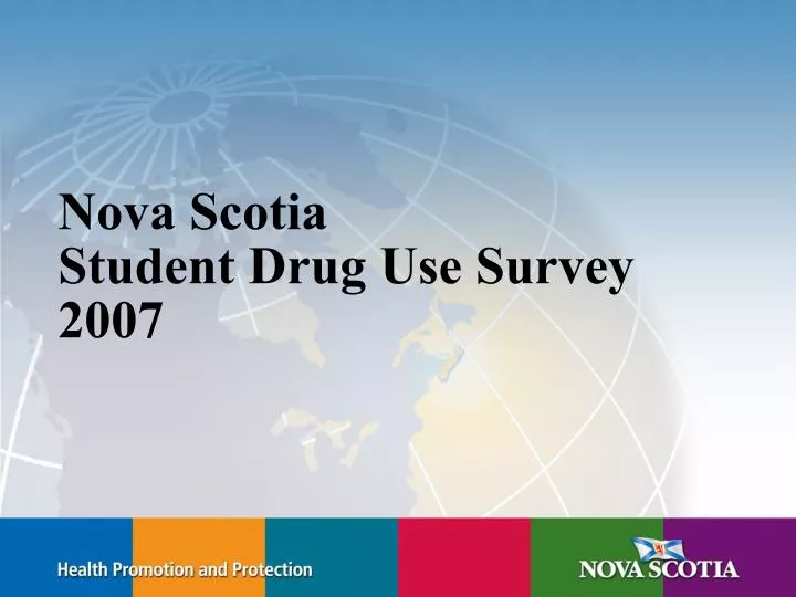 nova scotia student drug use survey 2007