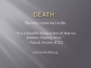 death