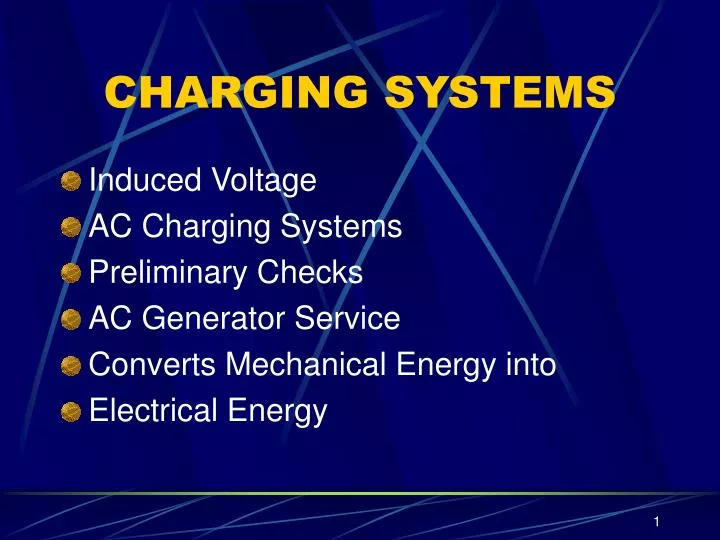 charging systems