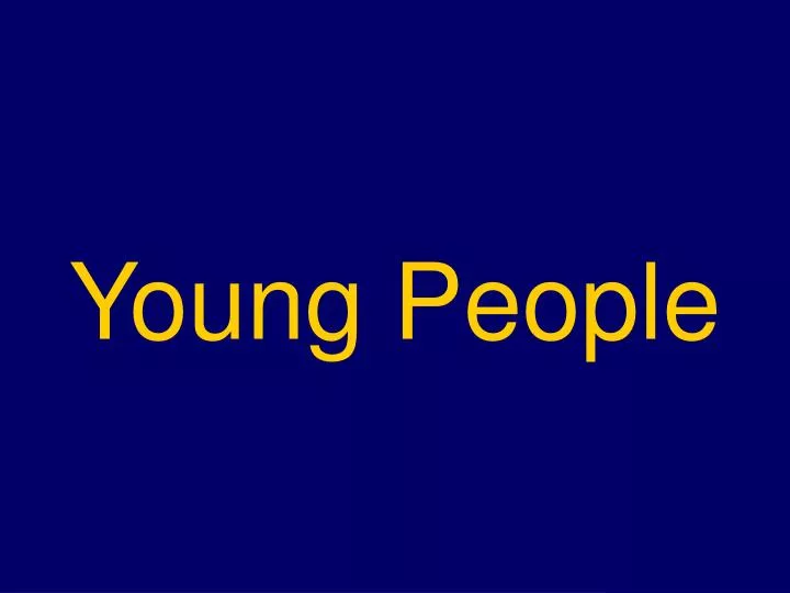 young people