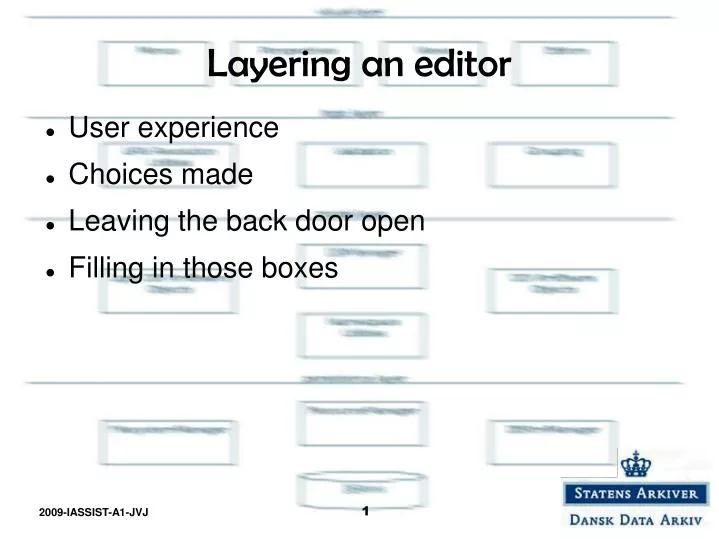 layering an editor
