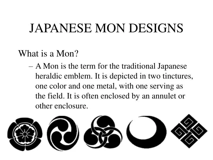 PPT - JAPANESE MON DESIGNS PowerPoint Presentation, free download - ID ...