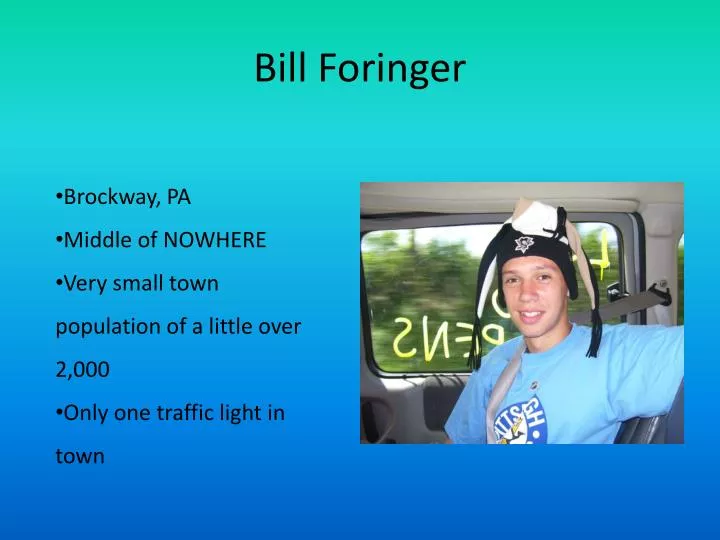 bill foringer