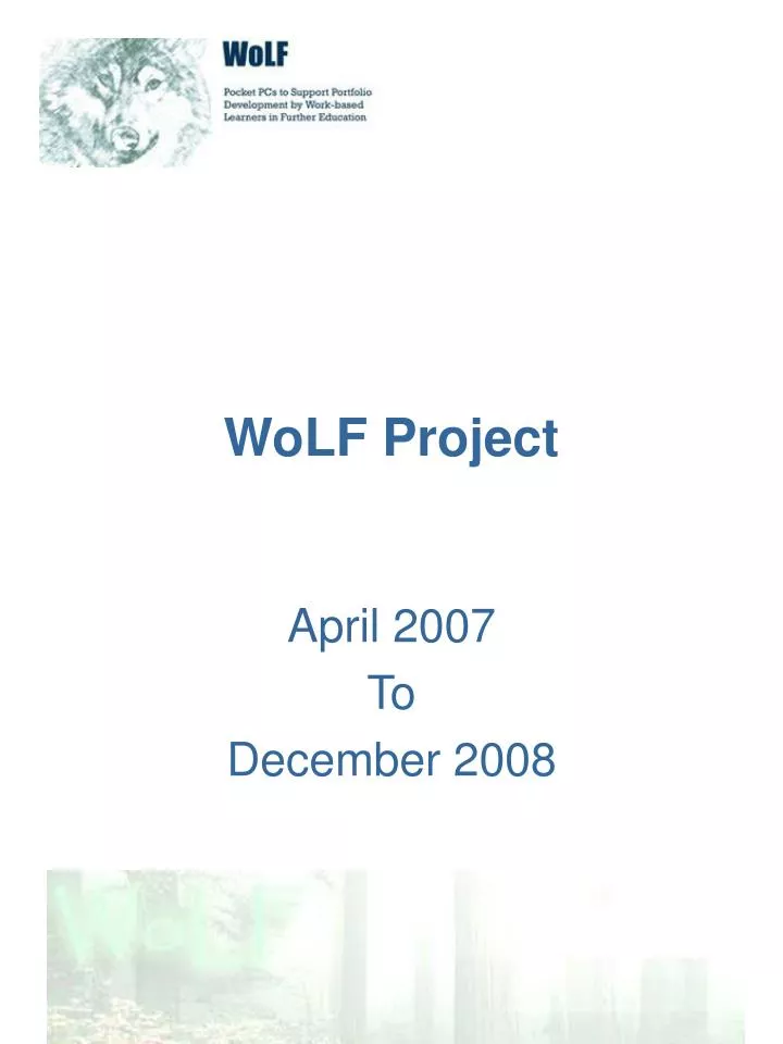 wolf project