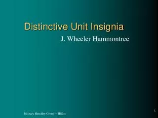 Distinctive Unit Insignia